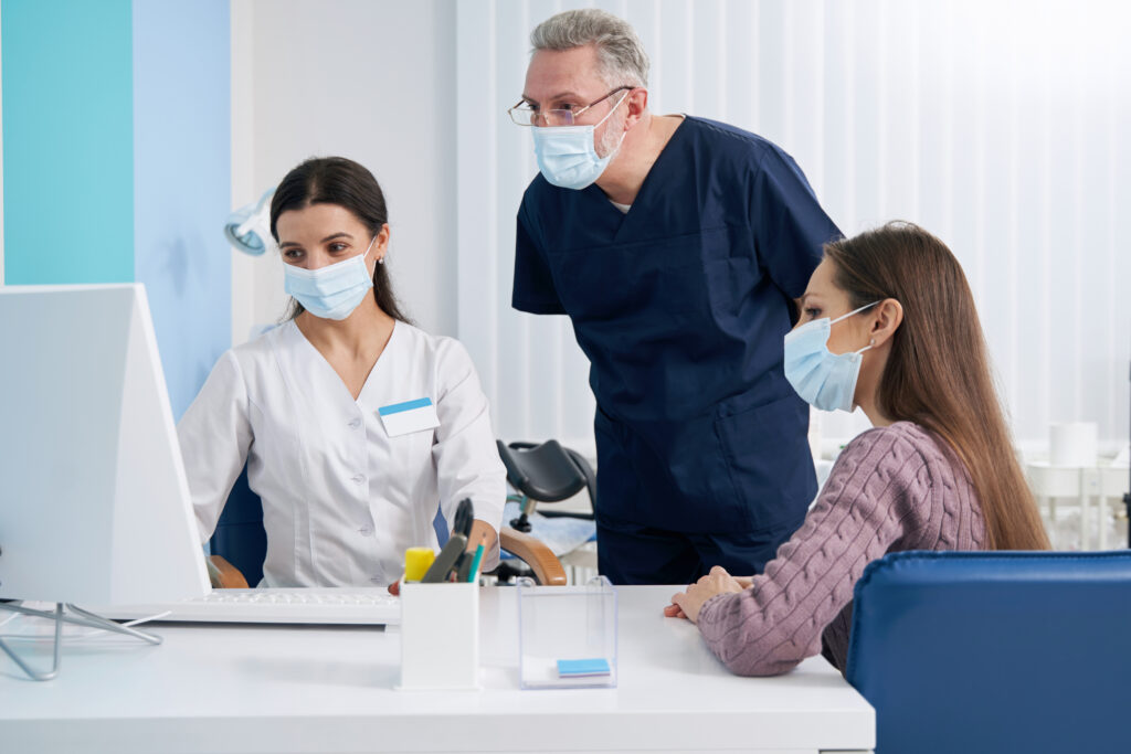 ClearPath orthodontic team with a patient