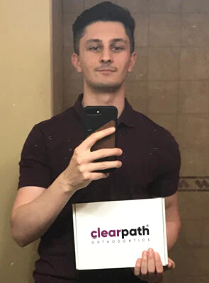 A smiling ClearPath patient